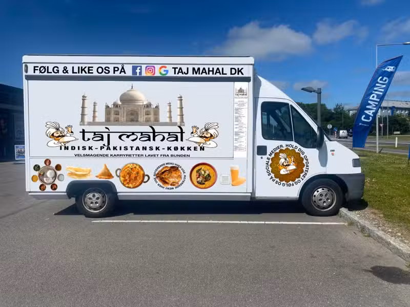 Taj Mahal Foodtruck &ndash; Indisk Pakistansk K&oslash;kken